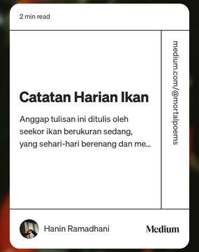 Catatan Harian Ikan Catatan Harian Ikan